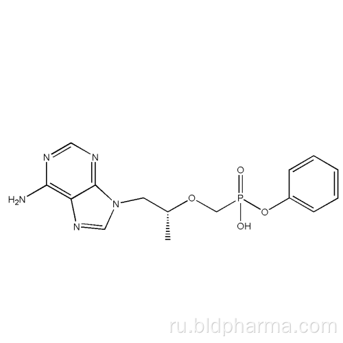 [[(1R) -2- (6-aMino-9H-пурин-9-ил) -1-метилэтокси] метил] -, сложный монофениловый эфир